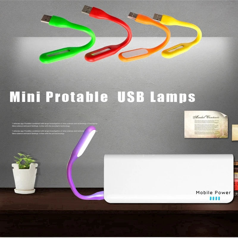 Mini Lâmpada Portátil USB para Iluminar Teclado ou Leitura