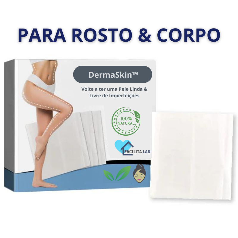 DermaSkin™ Adesivo de Colágeno - Volte a ter uma Pele Linda e Livre de Imperfeições