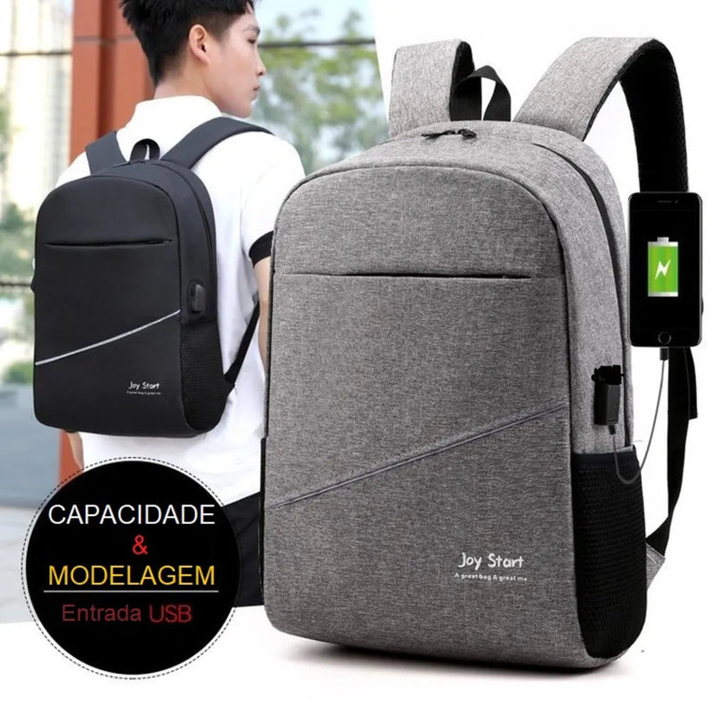 Mochila Social Notebook Conjunto USB